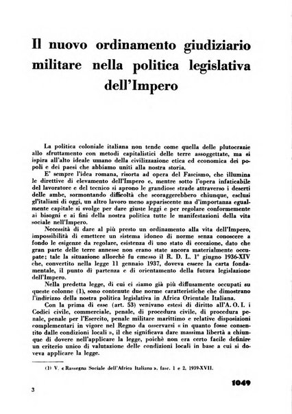 Rassegna sociale dell'Africa italiana