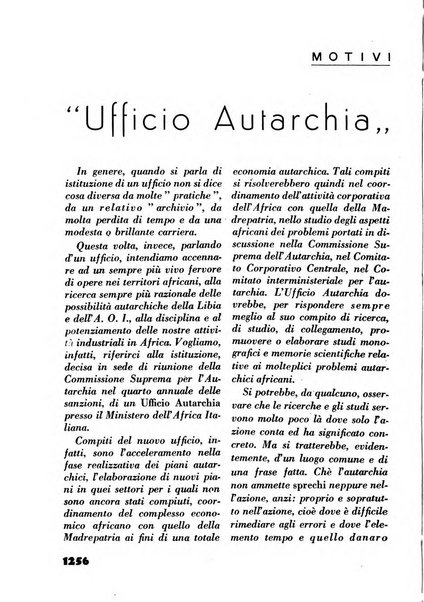 Rassegna sociale dell'Africa italiana