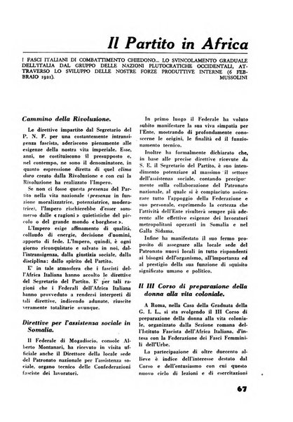 Rassegna sociale dell'Africa italiana