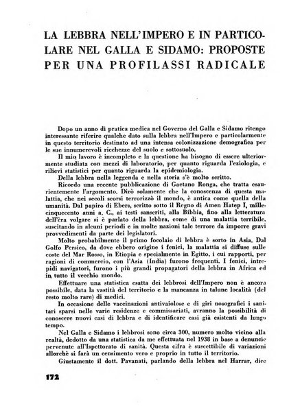 Rassegna sociale dell'Africa italiana