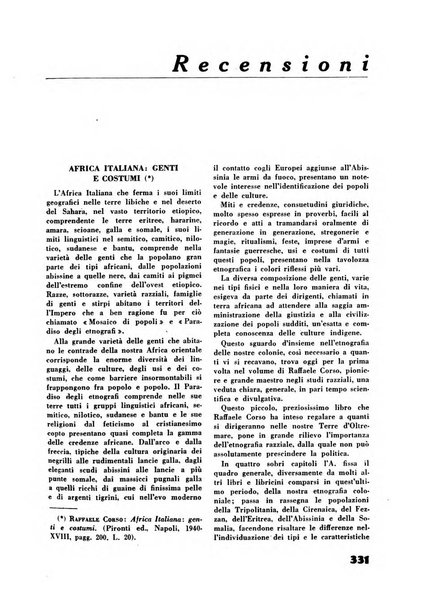 Rassegna sociale dell'Africa italiana