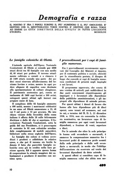 Rassegna sociale dell'Africa italiana