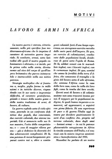 Rassegna sociale dell'Africa italiana