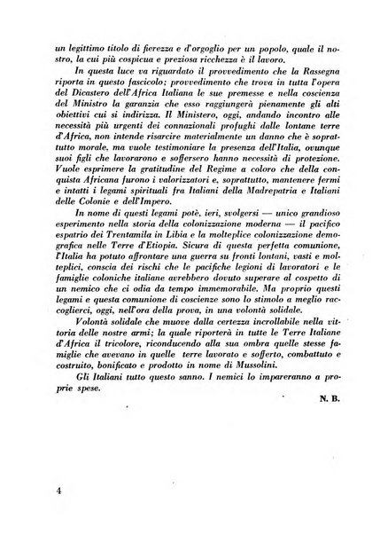 Rassegna sociale dell'Africa italiana