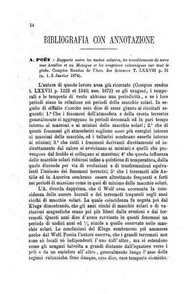 Bullettino del vulcanismo italiano periodico geologico ed archeologico per l'osservazione e la storia..