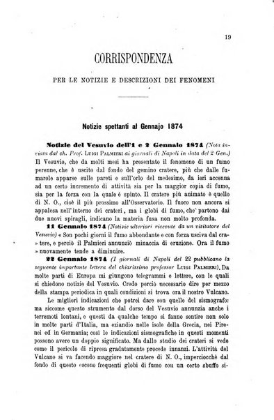 Bullettino del vulcanismo italiano periodico geologico ed archeologico per l'osservazione e la storia..