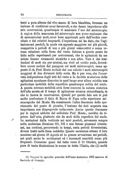 Bullettino del vulcanismo italiano periodico geologico ed archeologico per l'osservazione e la storia..