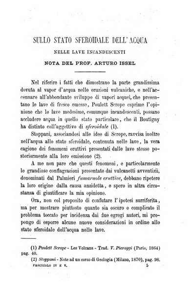 Bullettino del vulcanismo italiano periodico geologico ed archeologico per l'osservazione e la storia..