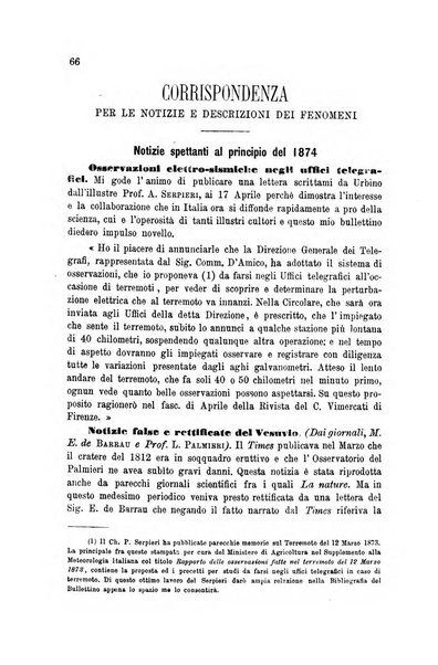 Bullettino del vulcanismo italiano periodico geologico ed archeologico per l'osservazione e la storia..