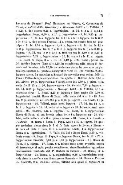 Bullettino del vulcanismo italiano periodico geologico ed archeologico per l'osservazione e la storia..