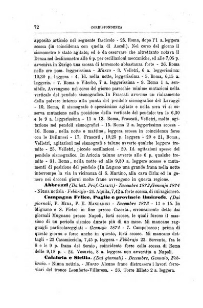 Bullettino del vulcanismo italiano periodico geologico ed archeologico per l'osservazione e la storia..