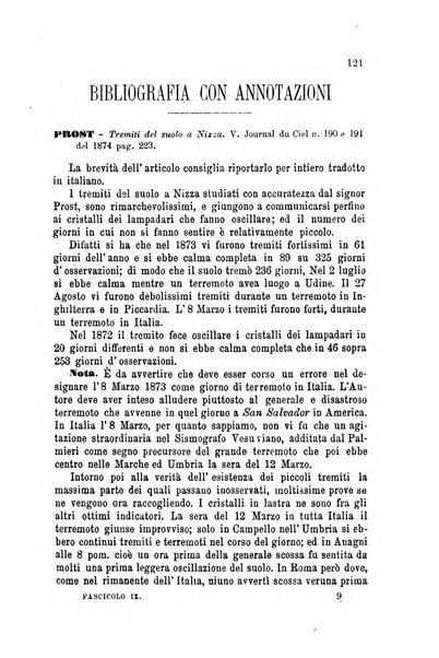 Bullettino del vulcanismo italiano periodico geologico ed archeologico per l'osservazione e la storia..