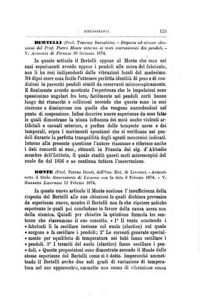 Bullettino del vulcanismo italiano periodico geologico ed archeologico per l'osservazione e la storia..