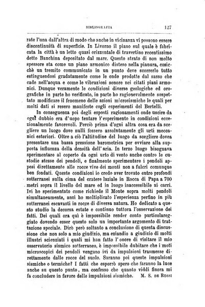 Bullettino del vulcanismo italiano periodico geologico ed archeologico per l'osservazione e la storia..