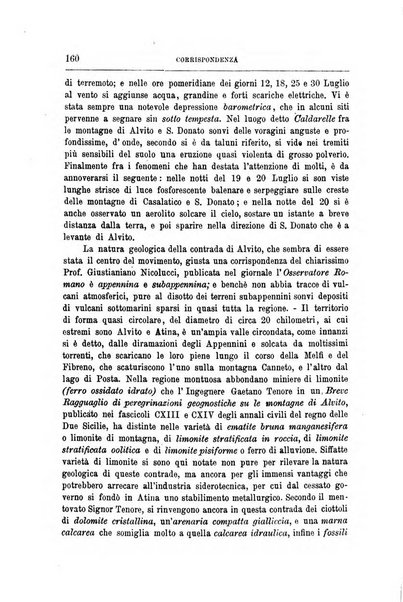 Bullettino del vulcanismo italiano periodico geologico ed archeologico per l'osservazione e la storia..