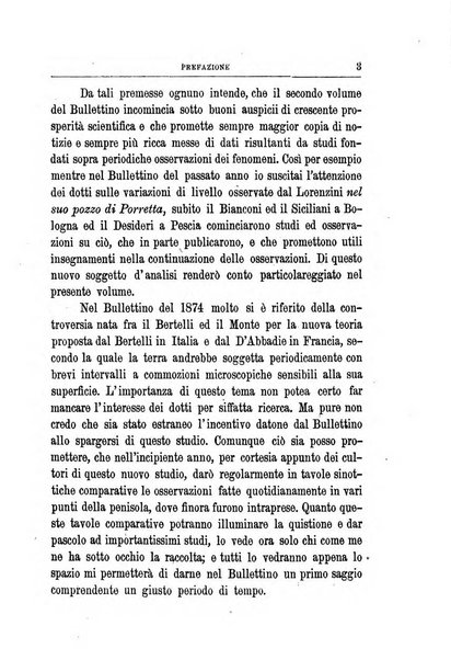 Bullettino del vulcanismo italiano periodico geologico ed archeologico per l'osservazione e la storia..