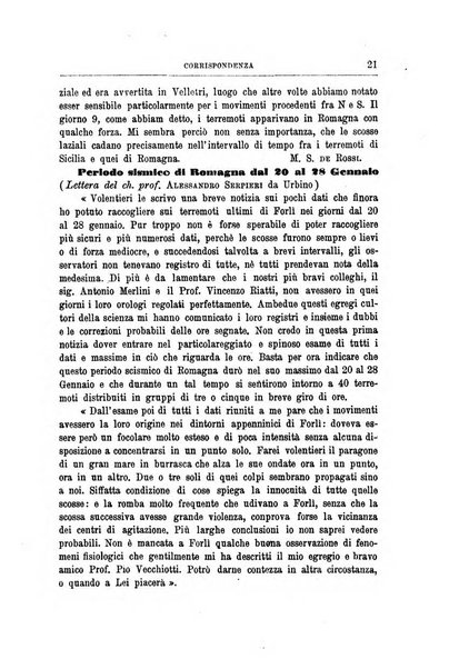 Bullettino del vulcanismo italiano periodico geologico ed archeologico per l'osservazione e la storia..