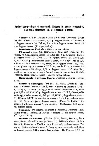 Bullettino del vulcanismo italiano periodico geologico ed archeologico per l'osservazione e la storia..