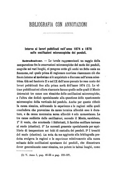 Bullettino del vulcanismo italiano periodico geologico ed archeologico per l'osservazione e la storia..