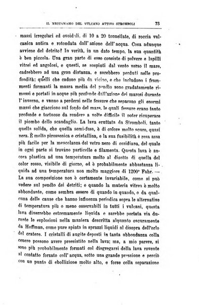 Bullettino del vulcanismo italiano periodico geologico ed archeologico per l'osservazione e la storia..