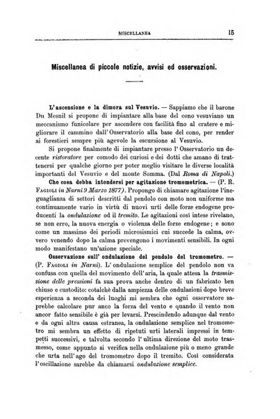 Bullettino del vulcanismo italiano periodico geologico ed archeologico per l'osservazione e la storia..