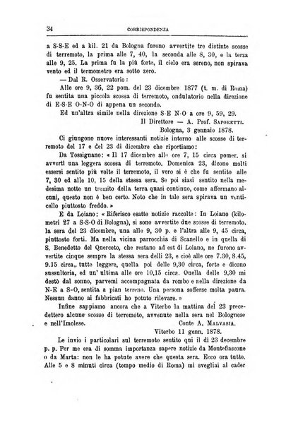 Bullettino del vulcanismo italiano periodico geologico ed archeologico per l'osservazione e la storia..