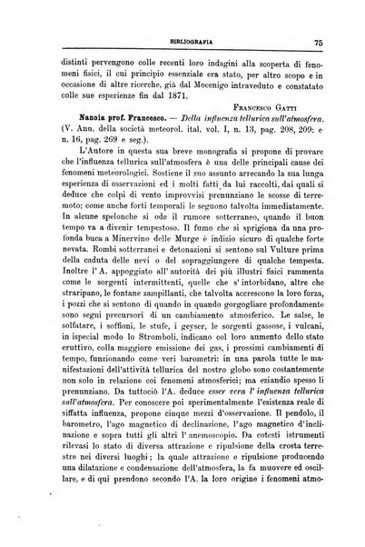 Bullettino del vulcanismo italiano periodico geologico ed archeologico per l'osservazione e la storia..