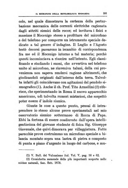 Bullettino del vulcanismo italiano periodico geologico ed archeologico per l'osservazione e la storia..