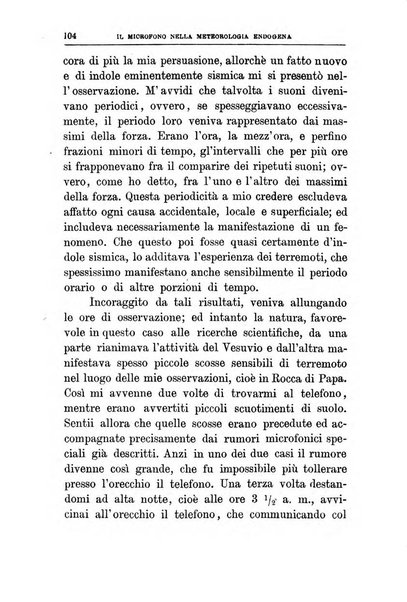 Bullettino del vulcanismo italiano periodico geologico ed archeologico per l'osservazione e la storia..