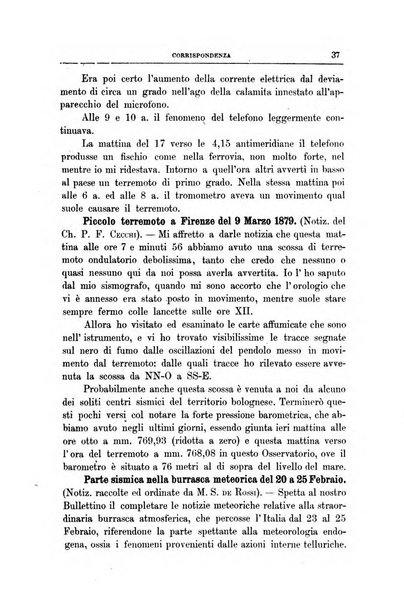 Bullettino del vulcanismo italiano periodico geologico ed archeologico per l'osservazione e la storia..