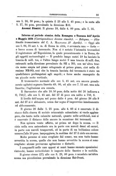 Bullettino del vulcanismo italiano periodico geologico ed archeologico per l'osservazione e la storia..