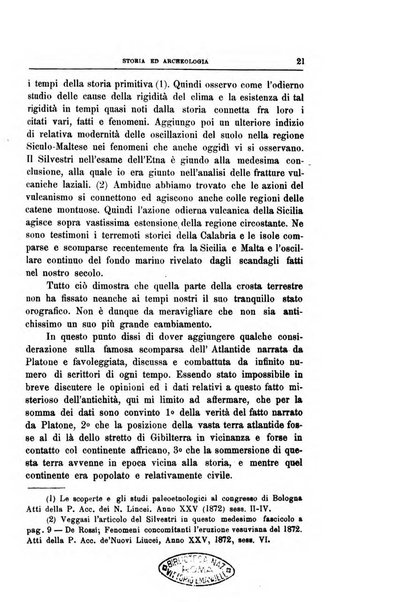 Bullettino del vulcanismo italiano periodico geologico ed archeologico per l'osservazione e la storia..