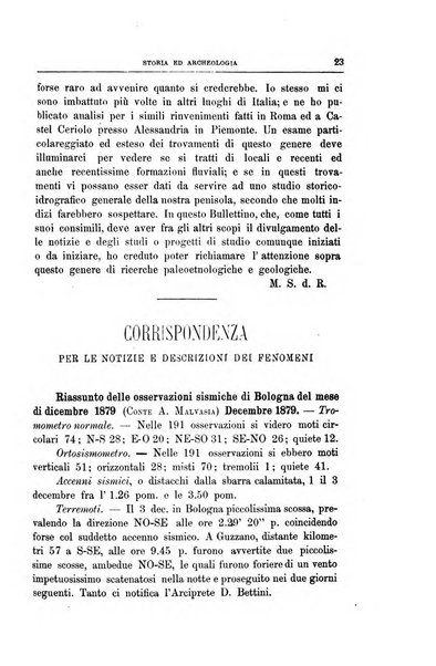 Bullettino del vulcanismo italiano periodico geologico ed archeologico per l'osservazione e la storia..