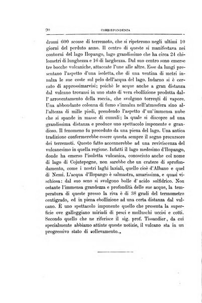 Bullettino del vulcanismo italiano periodico geologico ed archeologico per l'osservazione e la storia..