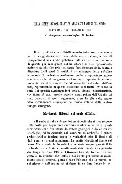 Bullettino del vulcanismo italiano periodico geologico ed archeologico per l'osservazione e la storia..