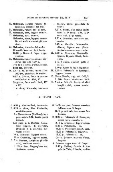 Bullettino del vulcanismo italiano periodico geologico ed archeologico per l'osservazione e la storia..