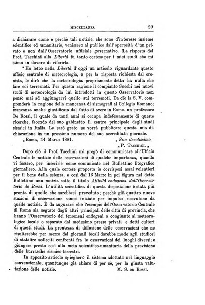 Bullettino del vulcanismo italiano periodico geologico ed archeologico per l'osservazione e la storia..