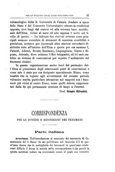 Bullettino del vulcanismo italiano periodico geologico ed archeologico per l'osservazione e la storia..