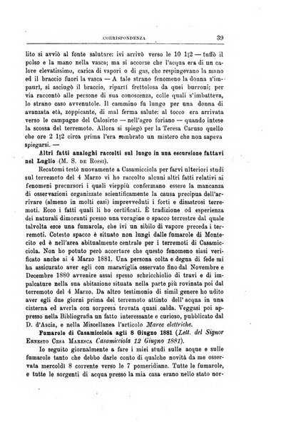 Bullettino del vulcanismo italiano periodico geologico ed archeologico per l'osservazione e la storia..