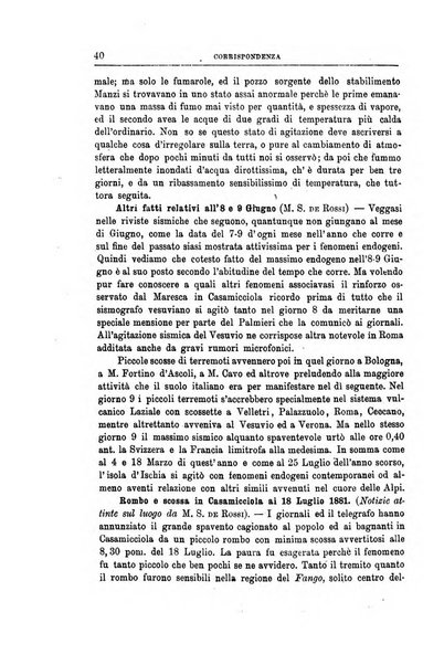 Bullettino del vulcanismo italiano periodico geologico ed archeologico per l'osservazione e la storia..