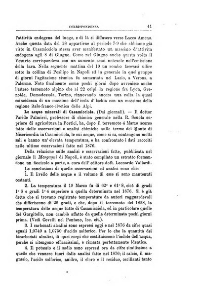 Bullettino del vulcanismo italiano periodico geologico ed archeologico per l'osservazione e la storia..