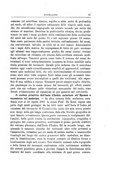 Bullettino del vulcanismo italiano periodico geologico ed archeologico per l'osservazione e la storia..