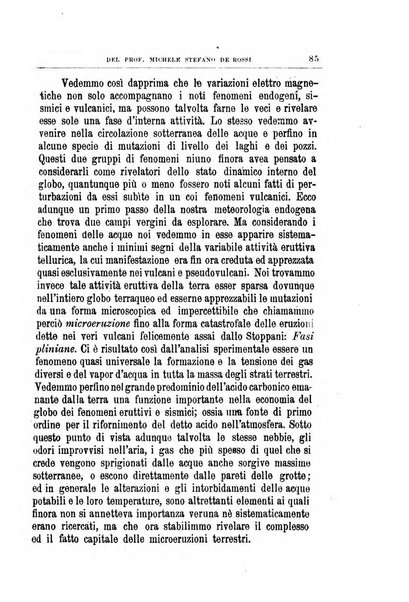 Bullettino del vulcanismo italiano periodico geologico ed archeologico per l'osservazione e la storia..