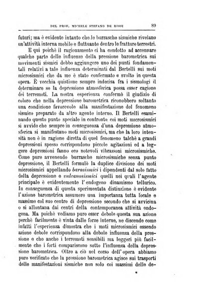 Bullettino del vulcanismo italiano periodico geologico ed archeologico per l'osservazione e la storia..