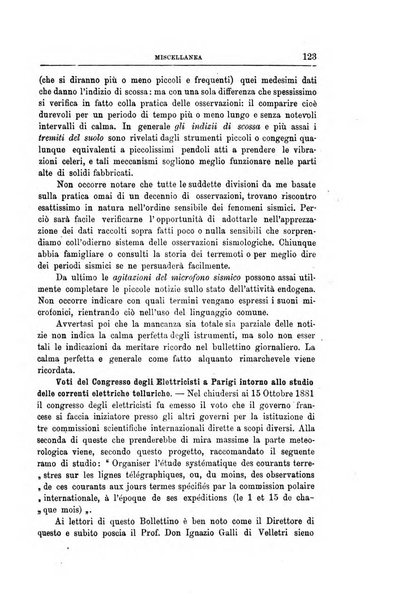 Bullettino del vulcanismo italiano periodico geologico ed archeologico per l'osservazione e la storia..