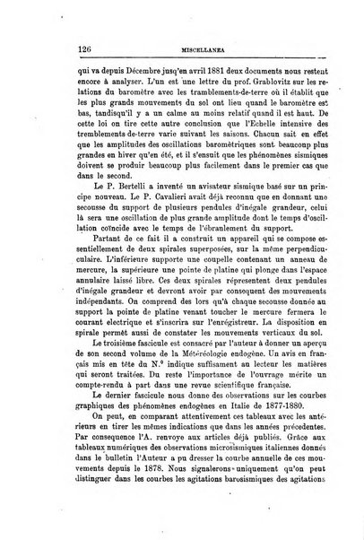 Bullettino del vulcanismo italiano periodico geologico ed archeologico per l'osservazione e la storia..