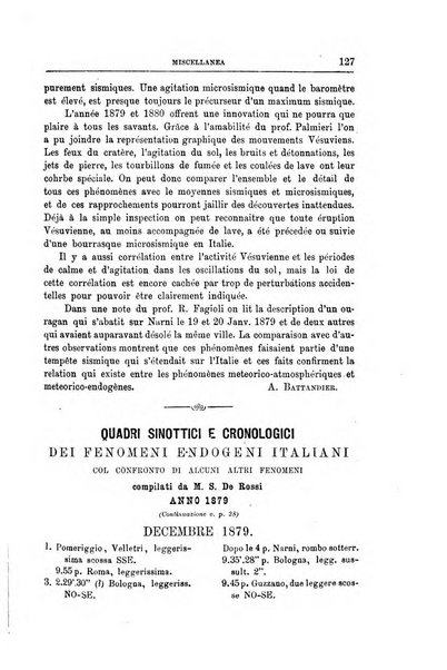 Bullettino del vulcanismo italiano periodico geologico ed archeologico per l'osservazione e la storia..