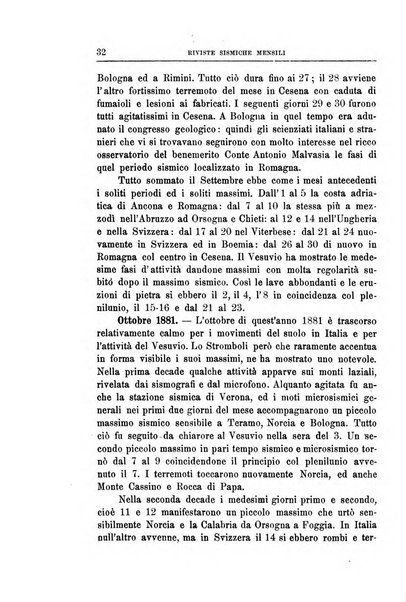 Bullettino del vulcanismo italiano periodico geologico ed archeologico per l'osservazione e la storia..