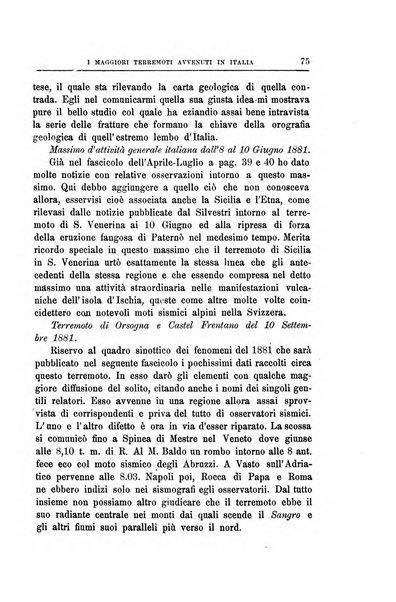 Bullettino del vulcanismo italiano periodico geologico ed archeologico per l'osservazione e la storia..