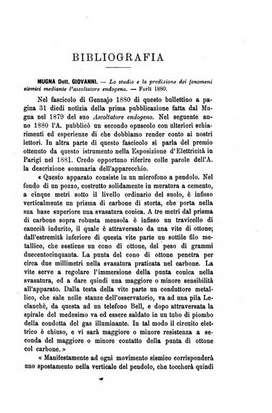 Bullettino del vulcanismo italiano periodico geologico ed archeologico per l'osservazione e la storia..